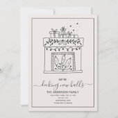 Modern Decing New Halls Moving Announcement Feestdagenkaart (Voorkant)