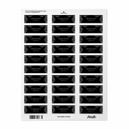 Modern Deco | Elegant Black and White Wedding Etiket