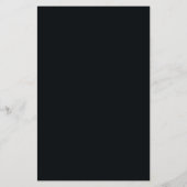 Modern Deco | Elegante Zwarte en Gouden Trouwmenu Flyer (Achterkant)