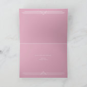 Modern Deco | Happy Mothers Day Pink Kaart (Binnen)