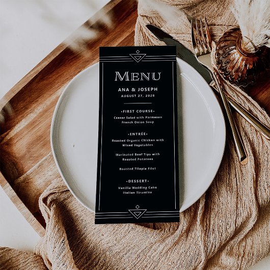 Modern Deco | Rijk Zwart Menu