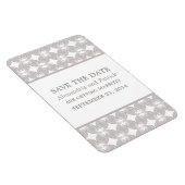 Modern Deco sparen de Magnet van de Datum, Latte Magneet (Rechterzijde)