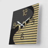 Modern Deco Vierkante Klok (Hoek)