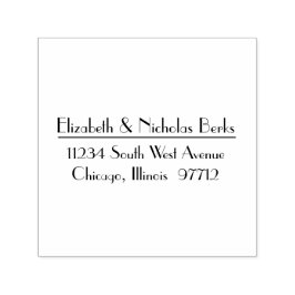 modern deco zelfinktende stempel