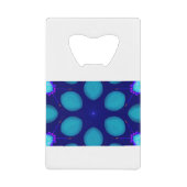 MODERN_Decoratie_LICHTE STAR_BLUE Creditkaart Flessenopener (Voorkant)