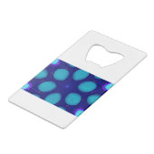 MODERN_Decoratie_LICHTE STAR_BLUE Creditkaart Flessenopener (Achterkant Gekanteld)