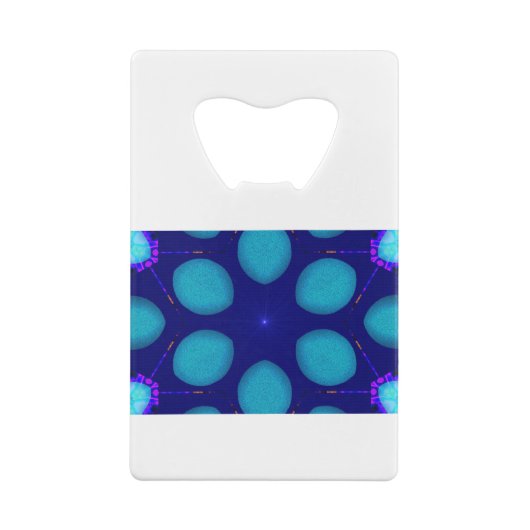 MODERN_Decoratie_LICHTE STAR_BLUE Creditkaart Flessenopener (Achterkant)