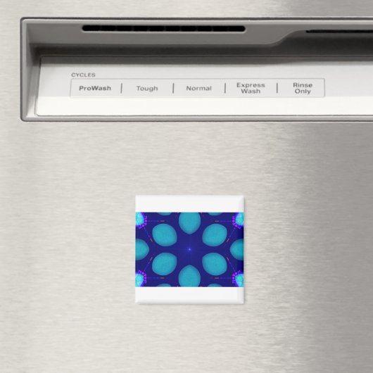 MODERN_Decoratie_LICHTE STAR_BLUE Magneet (Insitu (Vaatwasser))