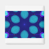 MODERN_Decoratie_LICHTE STAR_BLUE Magneet (Voorkant)