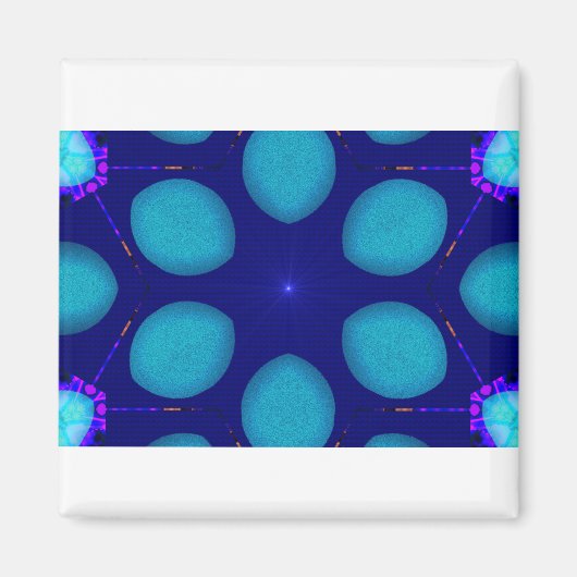 MODERN_Decoratie_LICHTE STAR_BLUE Magneet (Voorkant)