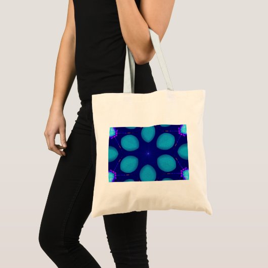 MODERN_Decoratie_LICHTE STAR_BLUE Tote Bag (Voorkant (product))