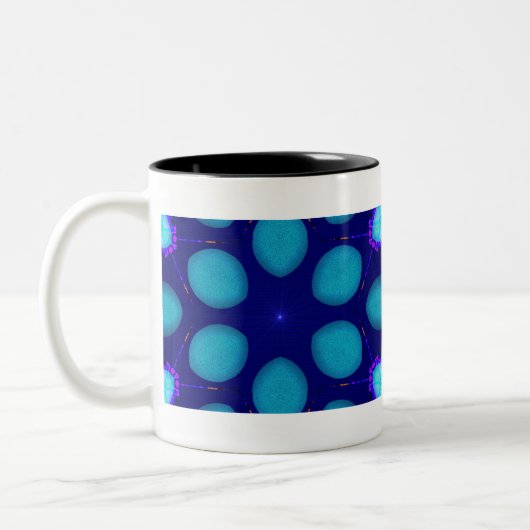 MODERN_Decoratie_LICHTE STAR_BLUE Tweekleurige Koffiemok (Links)