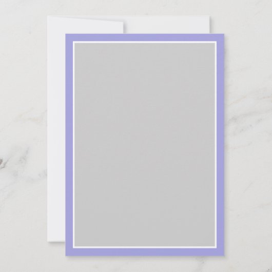 Modern Decoratief Gray Wedding Uitnodiging (Achterkant)