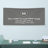 Modern Decoratief Welkomstfeest Spandoek (Beurs)