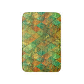 Modern Decorative Geometric Stained Glass Badmat (Voorkant Verticaal)