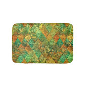 Modern Decorative Geometric Stained Glass Badmat (Voorkant)