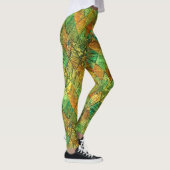 Modern Decorative Geometric Stained Glass Leggings (Rechts)
