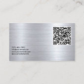 Modern Deejay DJ Music Beat Professional Visitekaartje (Achterkant)