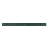 Modern Deep Forest Green Minimalist Monogram 1,5 i Satijnen Lint (Voorkant)