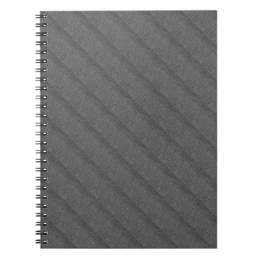 MODERN DEEP GRAY CUTE Spiral Photo Notitieboek (Voorkant)