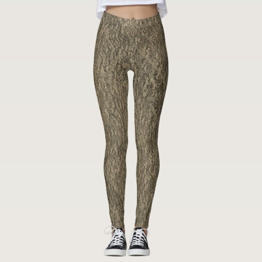 MODERN DEEP Grey Black CUTE LEGGINGS (Voorkant)