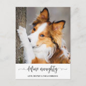 Modern Definieer Ondeugende Gepersonaliseerde Grap Feestdagenkaart (Voorkant)