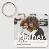 Modern | Definitie van de foto van moeder Sleutelhanger (Voorkant)