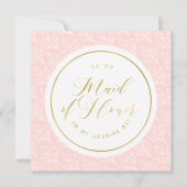 Modern Delicate | "Naar mijn dienstmeisje" Kaart (Voorkant)