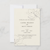 Modern Delicate Soft Eggshell Kaart (Voorkant)