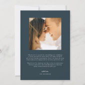 Modern Delicate Spring Greenery Wedding Bedankkaart (Achterkant)