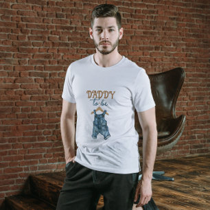 Modern Denim Boy Blue Jean Baby shower T-shirt