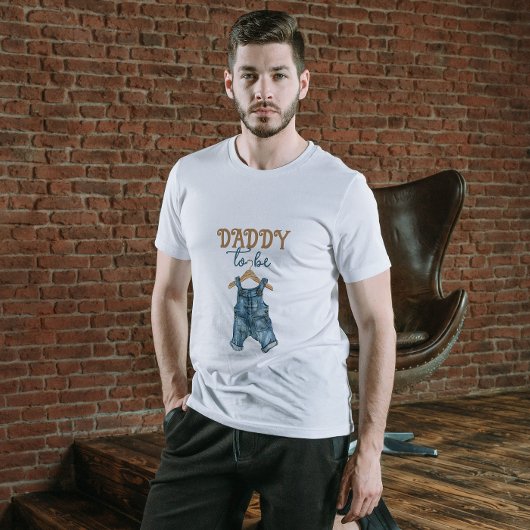 Modern Denim Boy Blue Jean Baby shower T-shirt