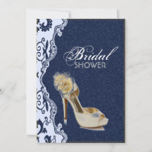 modern denim kant Floral land vrijgezellenfeest