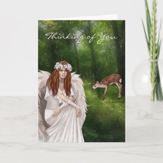 Modern Denken aan U Kaart Groeten met Mooi (Voorkant)