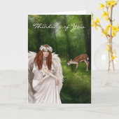 Modern Denken aan U Kaart Groeten met Mooi (Gele Bloem)