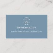 Modern Dental Appointment Card | Clinic Reminder Afsprakenkaartje (Voorkant)