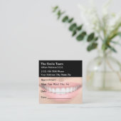 Modern Dentist Kantoor Appointment Visitekaartje (Staand voorkant)