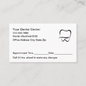 Modern Dentist Office Appointment Cards New Afsprakenkaartje (Voorkant)