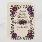 Modern Desert Boho Wedding Clipart Bundel Kaart (Voorkant / Achterkant)