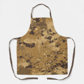 Modern Desert Brown Camouflage Camo Pattern Schort (Voorkant)