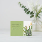 MODERN DESERT CACTUS FLORAL GARDEN WATERVERF PLAATSKAARTJE (Staand voorkant)