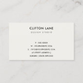 MODERN DESERT CACTUS FLORAL GARDEN WATERVERF VISITEKAARTJE (Achterkant)