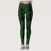 Modern Design Clover Heart St Patrick's Day L 5 Leggings (Voorkant)