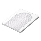 Modern Design decor beige Notitieblok (Linkerzijde)