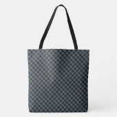 modern design, diep grijs tote bag (Voorkant)