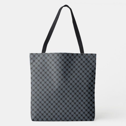 modern design, diep grijs tote bag (Voorkant)