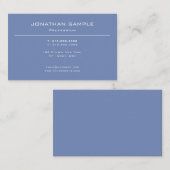 Modern design elegant minimalistisch vlak in rendy visitekaartje (Voorkant / Achterkant)