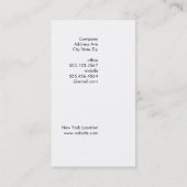 Modern design (gainsboro grijs) visitekaartje (Achterkant)