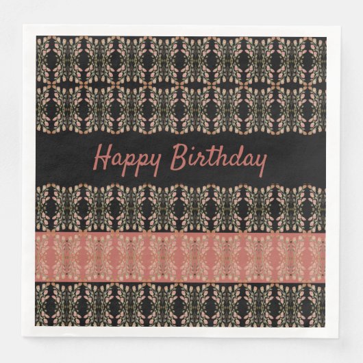 Modern design gestouwd servet (Voorkant)