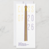 Modern Design Graduation Announcement | Color-Edit (Voorkant)